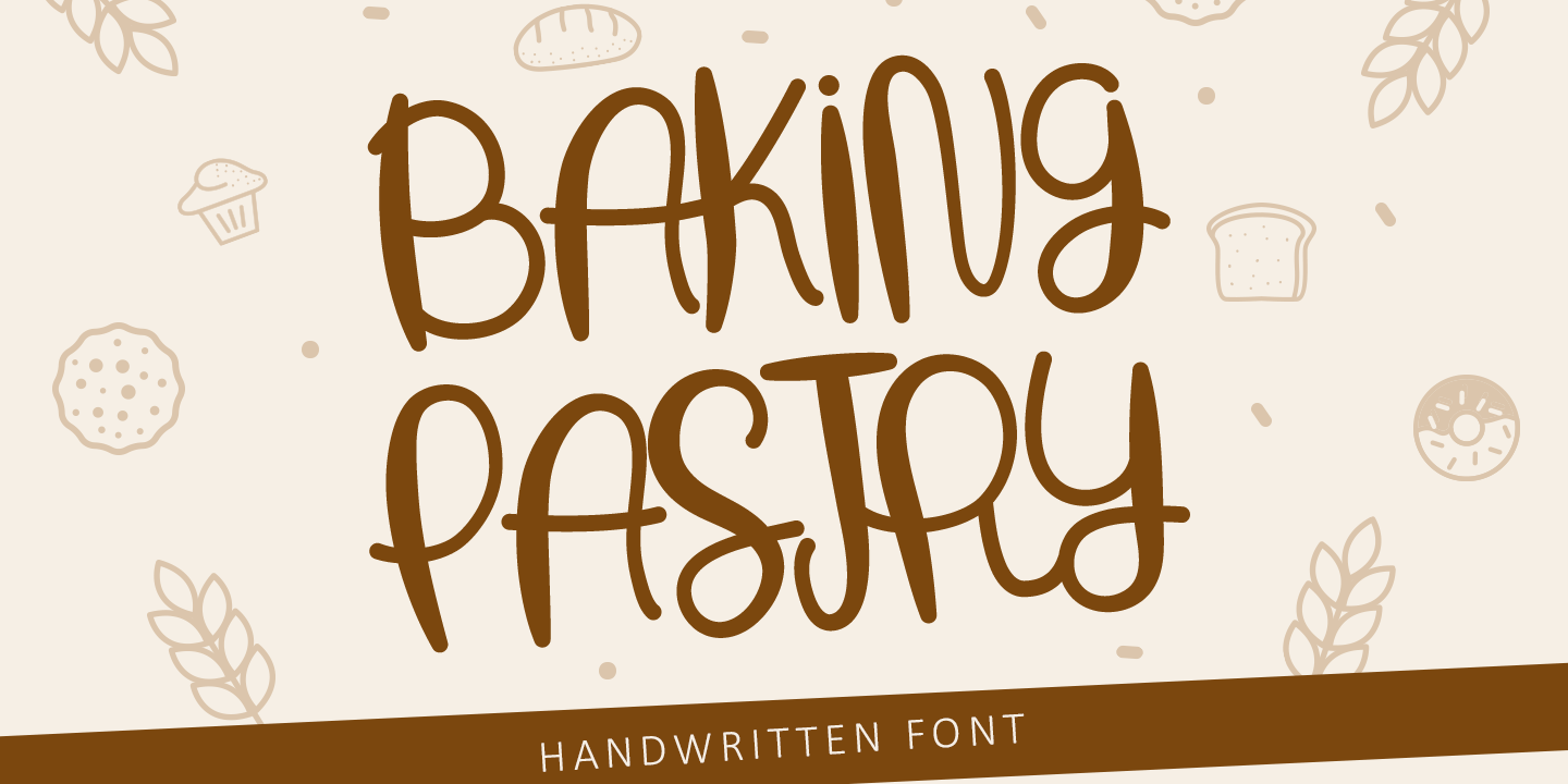 Baking Pastry Font preview